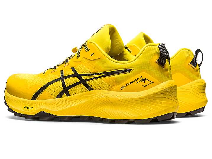 Asics GEL-TRABUCO 11 Trail löparskor Herr Guld Gula Svarta | Sverige-0267548