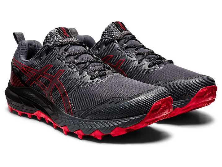 Asics GEL-TRABUCO 9 Trail löparskor Herr Grå Röda | Sverige-6047528