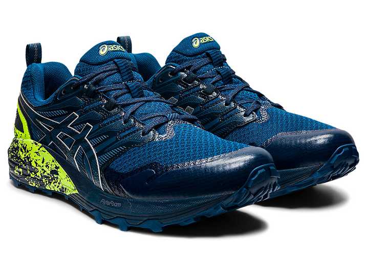 Asics GEL-Trabuco Terra Trail löparskor Herr Blå Silver | Sverige-8437519