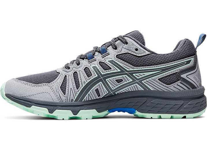 Asics GEL-VENTURE 7 WIDE Trail löparskor Dam Grå | Sverige-6940783