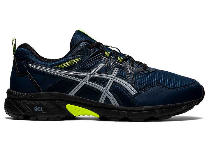 Asics GEL-VENTURE 8 AWL Trail löparskor Herr Blå Gula | Sverige-2935641