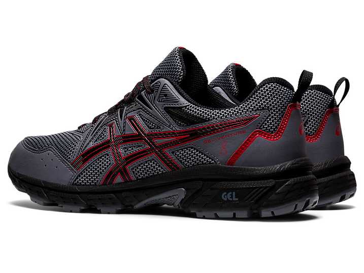 Asics GEL-VENTURE 8 EXTRA WIDE Trail löparskor Herr Svarta | Sverige-0289637