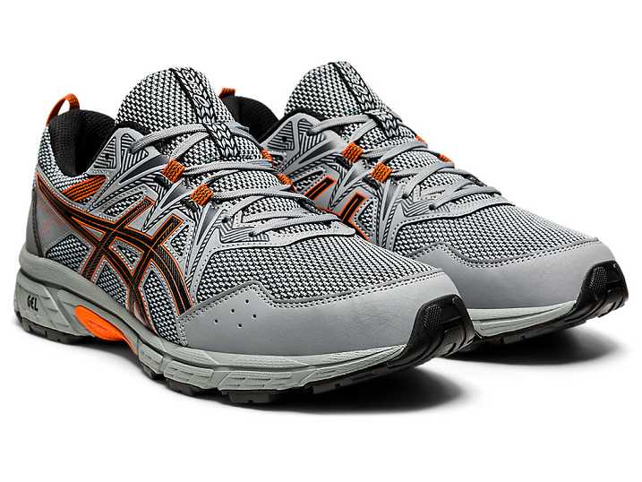 Asics GEL-VENTURE 8 EXTRA WIDE Trail löparskor Herr Grå | Sverige-6839027