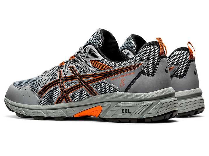 Asics GEL-VENTURE 8 EXTRA WIDE Trail löparskor Herr Grå | Sverige-6839027