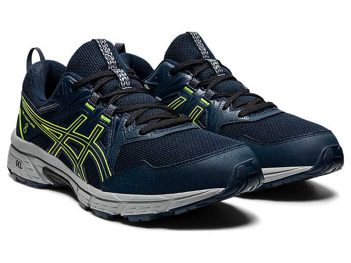 Asics GEL-VENTURE 8 Trail löparskor Herr Blå Gröna | Sverige-0628931