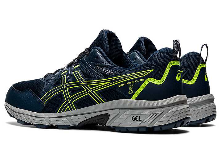 Asics GEL-VENTURE 8 Trail löparskor Herr Blå Gröna | Sverige-0628931