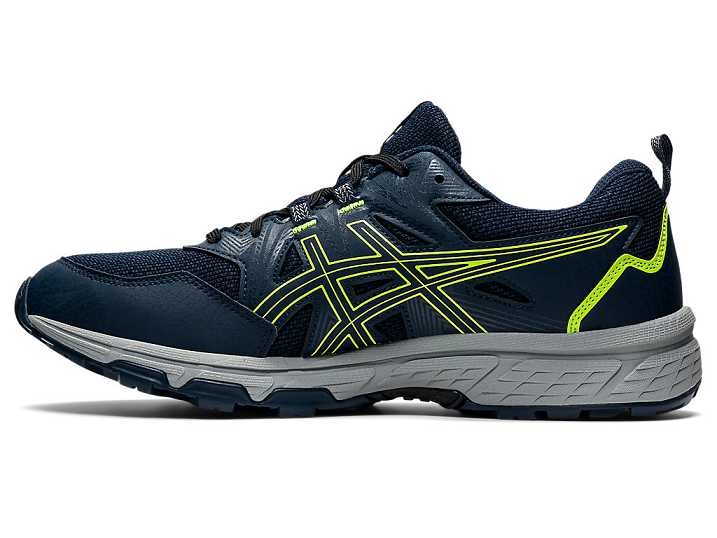 Asics GEL-VENTURE 8 Trail löparskor Herr Blå Gröna | Sverige-0628931