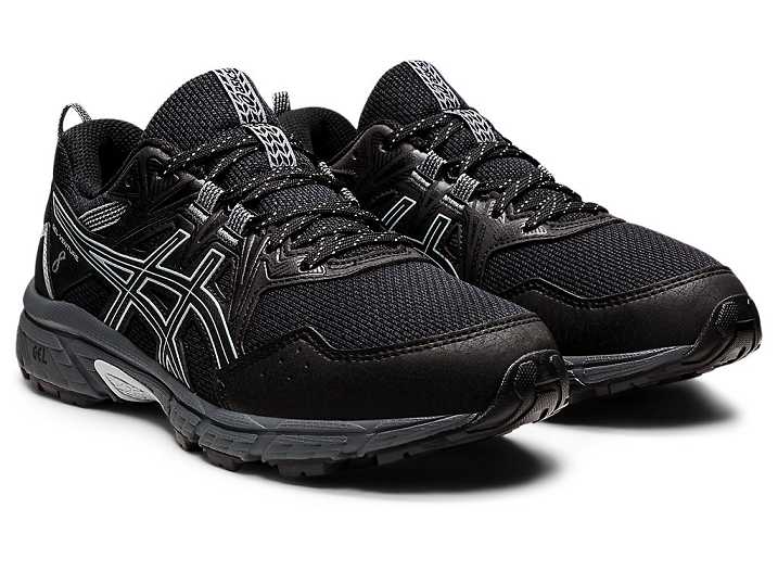 Asics GEL-VENTURE 8 Trail löparskor Herr Svarta Grå | Sverige-4927013