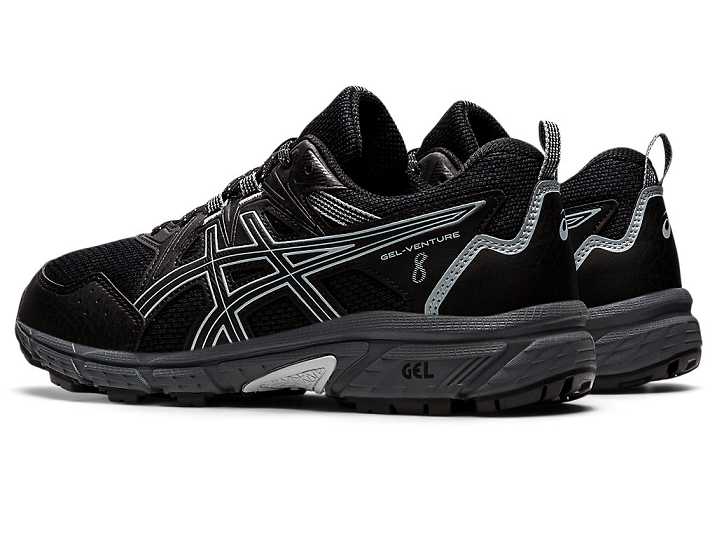 Asics GEL-VENTURE 8 Trail löparskor Herr Svarta Grå | Sverige-4927013