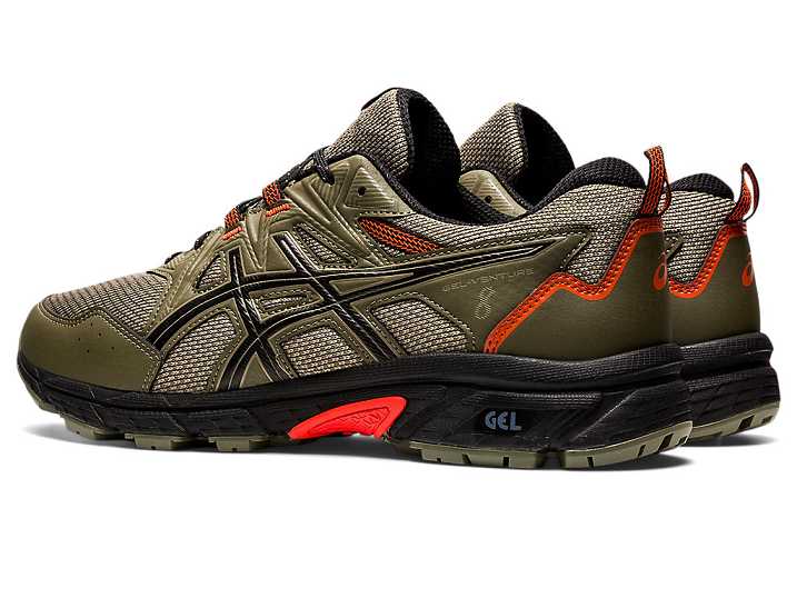 Asics GEL-VENTURE 8 Trail löparskor Herr Gröna Svarta | Sverige-5862749