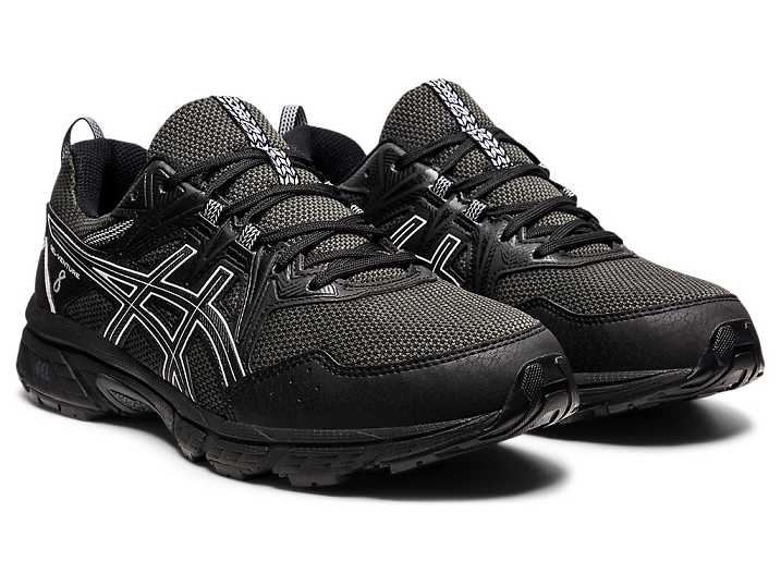 Asics GEL-VENTURE 8 Trail löparskor Herr Svarta Vita | Sverige-7309258