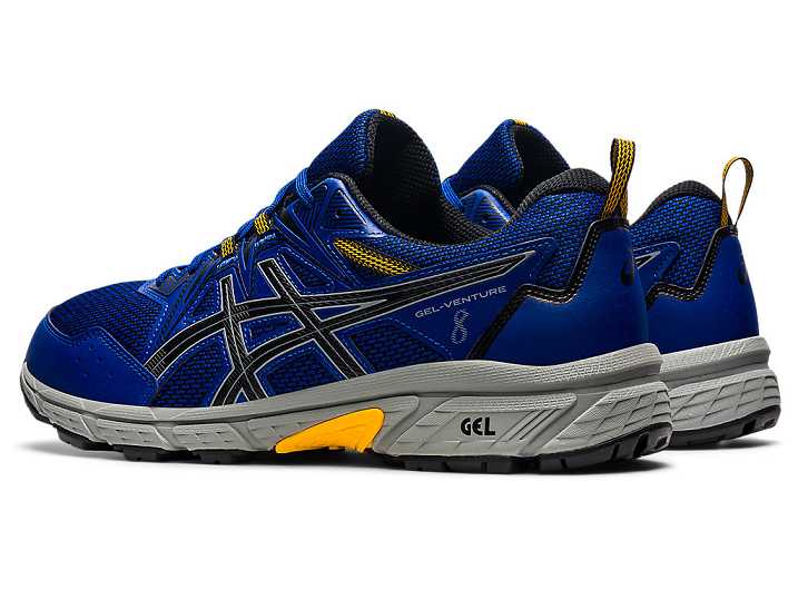 Asics GEL-VENTURE 8 Trail löparskor Herr Blå Svarta | Sverige-7560392