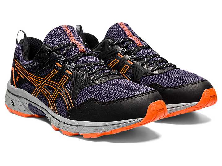 Asics GEL-VENTURE 8 Trail löparskor Herr Svarta Orange | Sverige-7638251