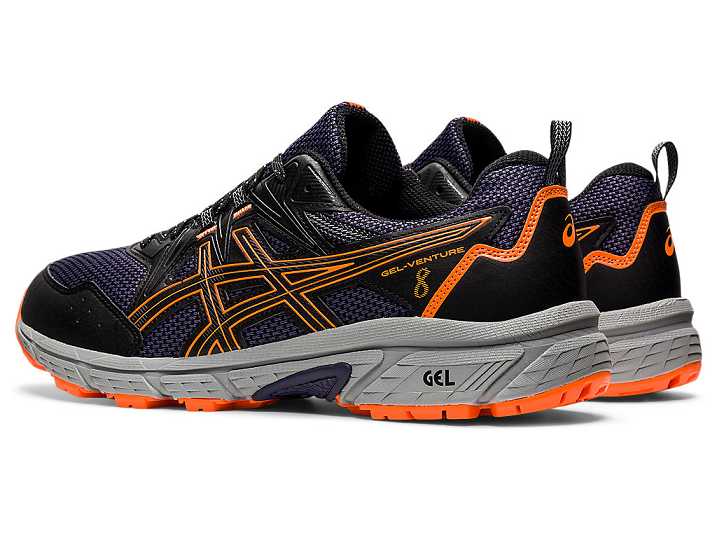 Asics GEL-VENTURE 8 Trail löparskor Herr Svarta Orange | Sverige-7638251