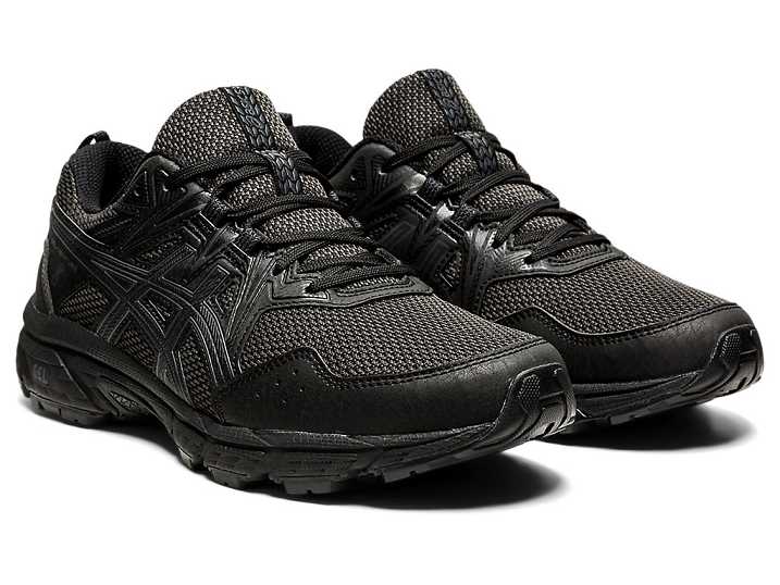 Asics GEL-VENTURE 8 WIDE Trail löparskor Dam Svarta | Sverige-0857962