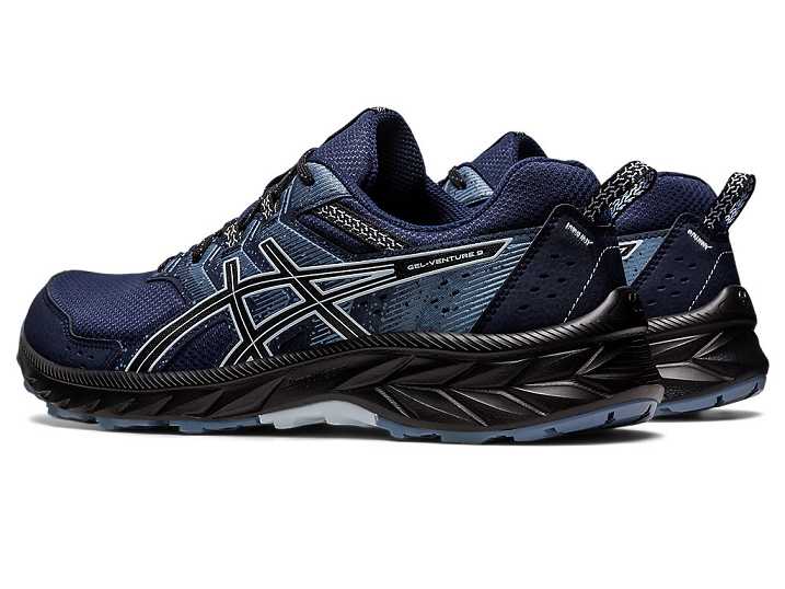 Asics GEL-VENTURE 9 EXTRA WIDE Trail löparskor Herr Marinblå | Sverige-8537926