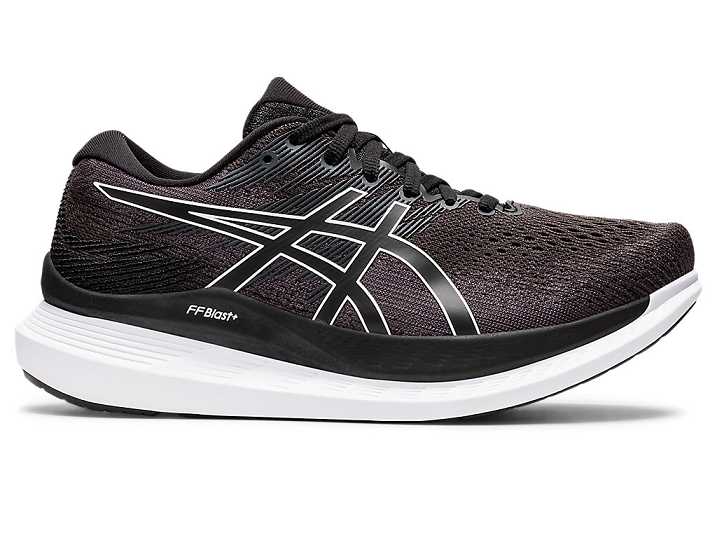 Asics GLIDERIDE 3 WIDE Löparskor Dam Svarta Vita | Sverige-0231478