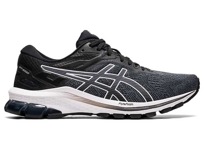 Asics GT-1000 10 Promenadskor Dam Svarta Vita | Sverige-6082159