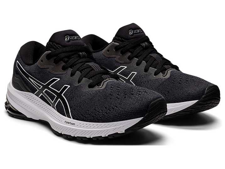 Asics GT-1000 11 Promenadskor Dam Svarta Vita | Sverige-1423706