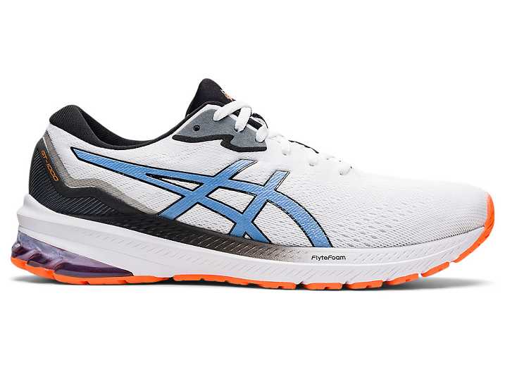 Asics GT-1000 11 Promenadskor Herr Vita Blå | Sverige-6912845