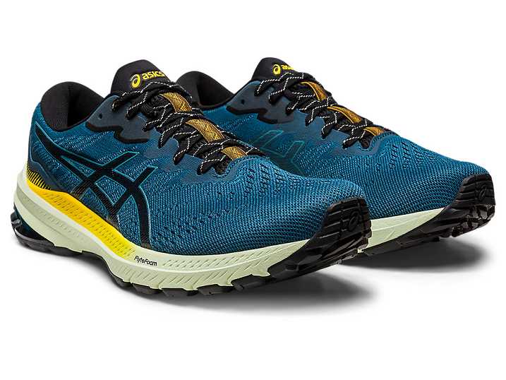 Asics GT-1000 11 TR NATURE BATHING Trail löparskor Herr Blå Guld Gula | Sverige-4175230