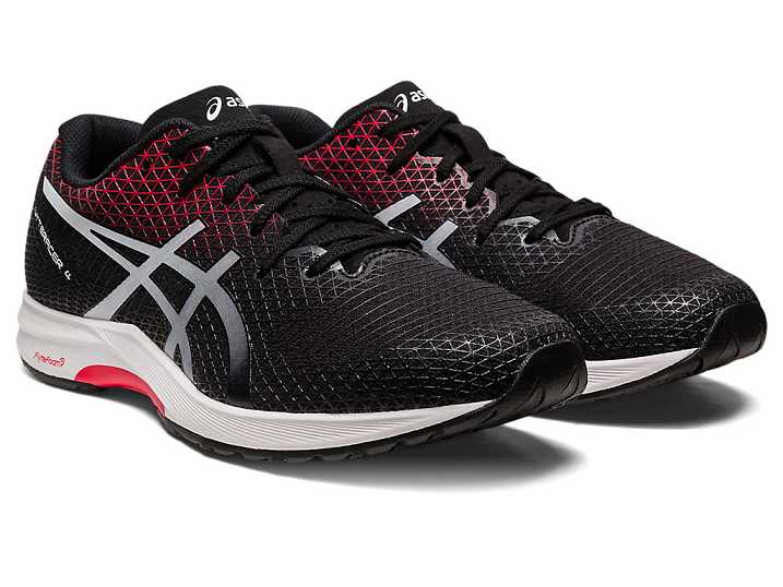 Asics LYTERACER 4 Löparskor Herr Svarta Röda | Sverige-2917305