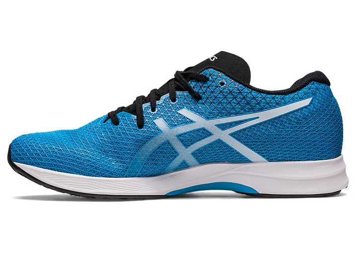 Asics LYTERACER 4 WIDE Löparskor Herr Blå Vita | Sverige-2051769