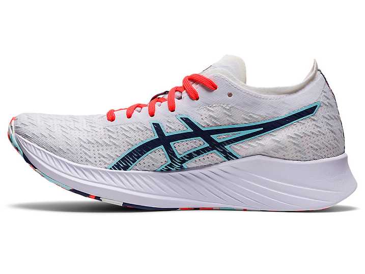 Asics MAGIC SPEED Löparskor Dam Vita Blå | Sverige-0284795