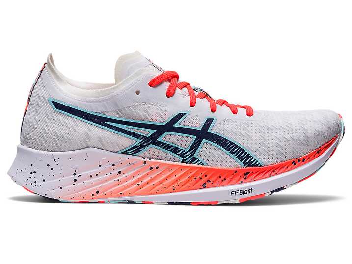 Asics MAGIC SPEED Löparskor Dam Vita Blå | Sverige-0284795