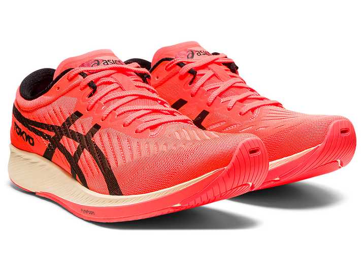 Asics METARACER TOKYO Löparskor Dam Orange Röda Svarta | Sverige-8369054