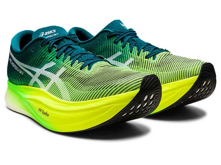 Asics METASPEED SKY+ Löparskor Herr Mörkgröna Gula | Sverige-3160789