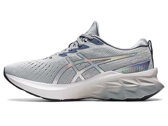 Asics NOVABLAST 2 PLATINUM Löparskor Herr Grå Vita | Sverige-5174820