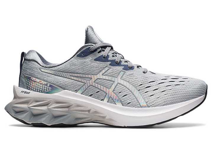 Asics NOVABLAST 2 PLATINUM Löparskor Herr Grå Vita | Sverige-5174820