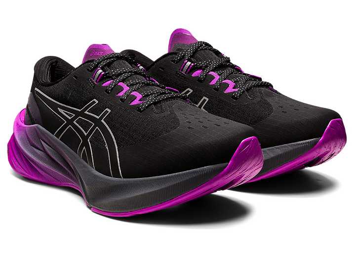 Asics NOVABLAST 3 LITE-SHOW Löparskor Dam Svarta Lila | Sverige-1863257