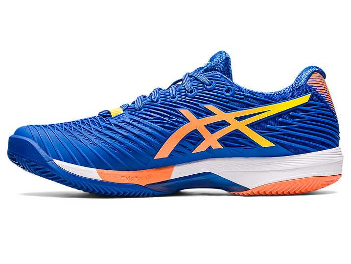 Asics SOLUTION SPEED FF 2 CLAY Tennisskor Herr Blå Orange | Sverige-7369801