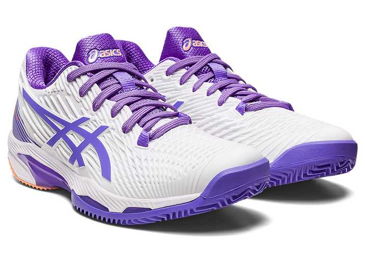 Asics SOLUTION SPEED FF 2 CLAY Tennisskor Dam Vita Lila | Sverige-8570291