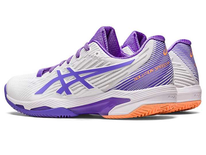 Asics SOLUTION SPEED FF 2 CLAY Tennisskor Dam Vita Lila | Sverige-8570291