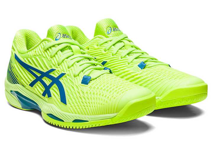 Asics SOLUTION SPEED FF 2 Tennisskor Dam Gröna Blå | Sverige-5743096