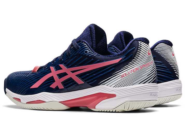 Asics SOLUTION SPEED FF 2 Tennisskor Dam Marinblå Rosa | Sverige-9437580