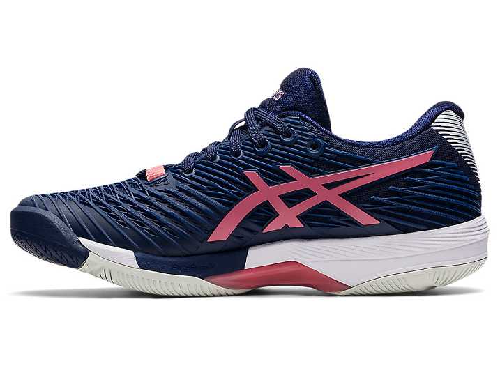 Asics SOLUTION SPEED FF 2 Tennisskor Dam Marinblå Rosa | Sverige-9437580