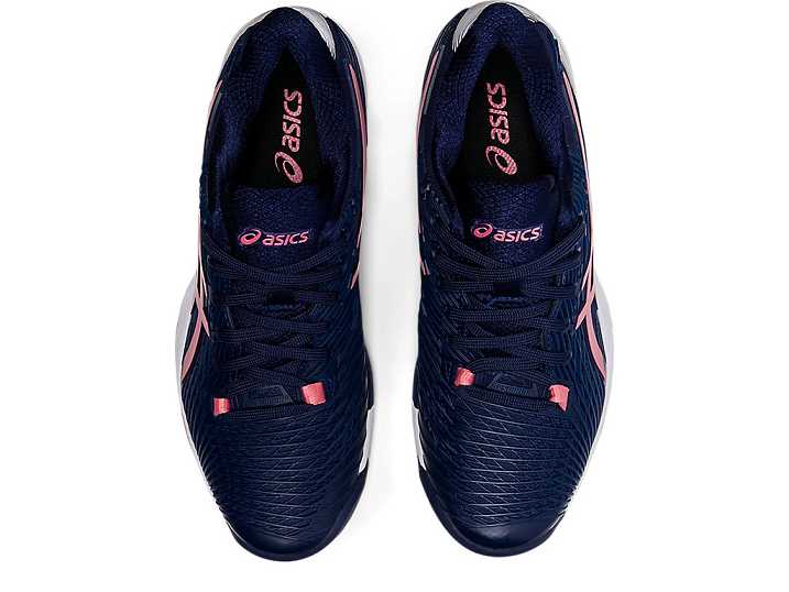 Asics SOLUTION SPEED FF 2 Tennisskor Dam Marinblå Rosa | Sverige-9437580