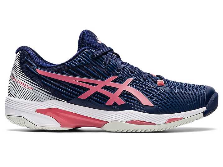 Asics SOLUTION SPEED FF 2 Tennisskor Dam Marinblå Rosa | Sverige-9437580