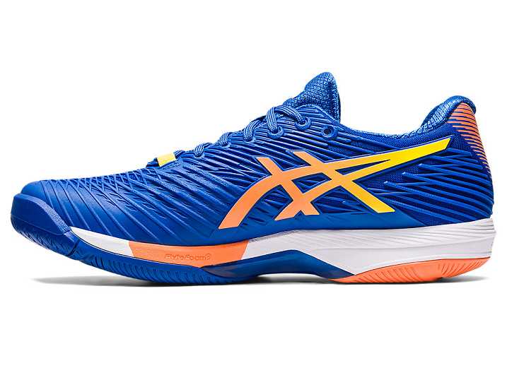 Asics SOLUTION SPEED FF 2 Tennisskor Herr Blå Orange | Sverige-0741386