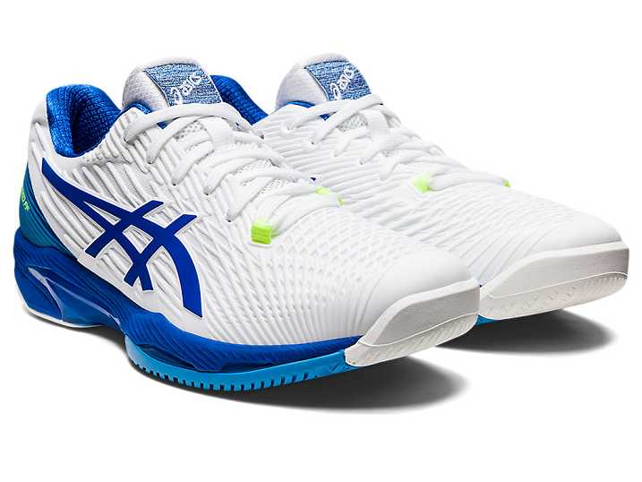 Asics SOLUTION SPEED FF 2 Tennisskor Herr Vita Blå | Sverige-3641508