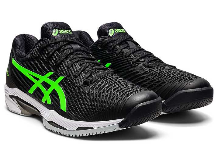 Asics SOLUTION SPEED FF 2 Tennisskor Herr Svarta Gröna | Sverige-4320718