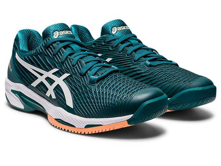 Asics SOLUTION SPEED FF 2 Tennisskor Herr Mörkgröna Vita | Sverige-6793105