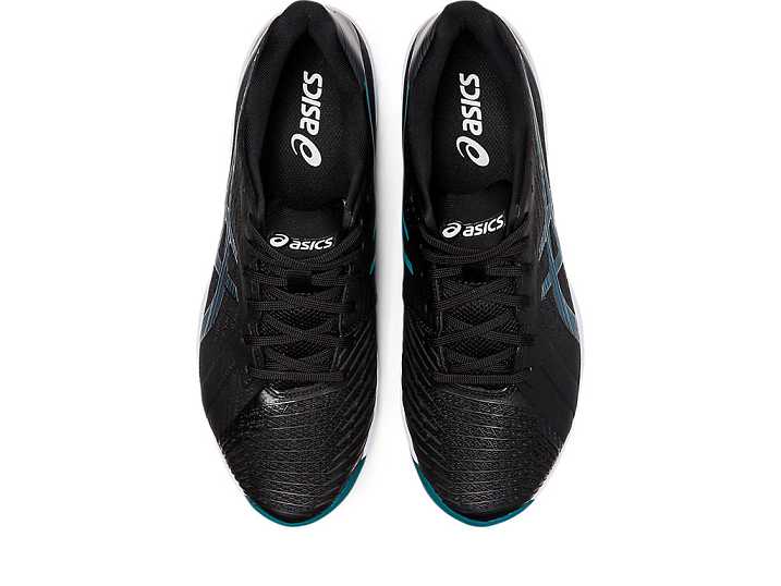 Asics SOLUTION SWIFT FF CLAY Tennisskor Herr Svarta Mörkgröna | Sverige-1832640