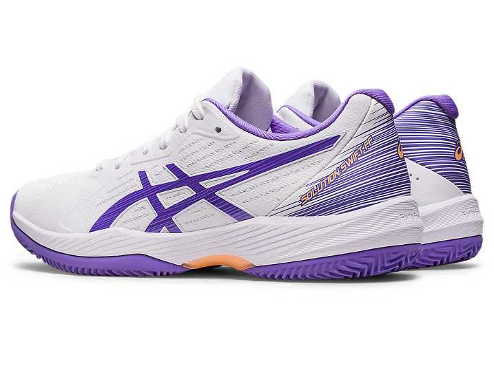 Asics SOLUTION SWIFT FF CLAY Tennisskor Dam Vita Lila | Sverige-8206743