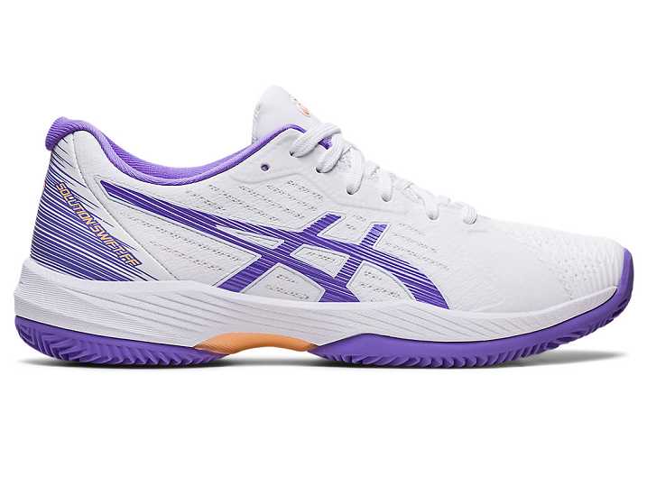 Asics SOLUTION SWIFT FF CLAY Tennisskor Dam Vita Lila | Sverige-8206743