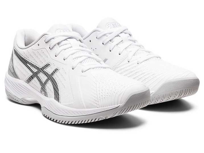 Asics SOLUTION SWIFT FF Tennisskor Dam Vita Silver | Sverige-1538274